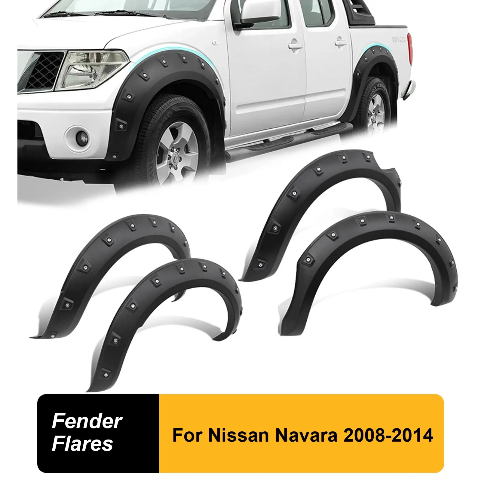 Wheel Arch Protector Fender Flares Kit for Nissan Navara 2008 2009 2010 2011 2012 2013 2014 year Mudguards 4X4 Car Accessories
Wheel Arch Protector Fender Flares Kit for Nissan Navara 2008 2009 2010 2011 2012 2013 2014 year Mudguards 4X4 Car Accessories
