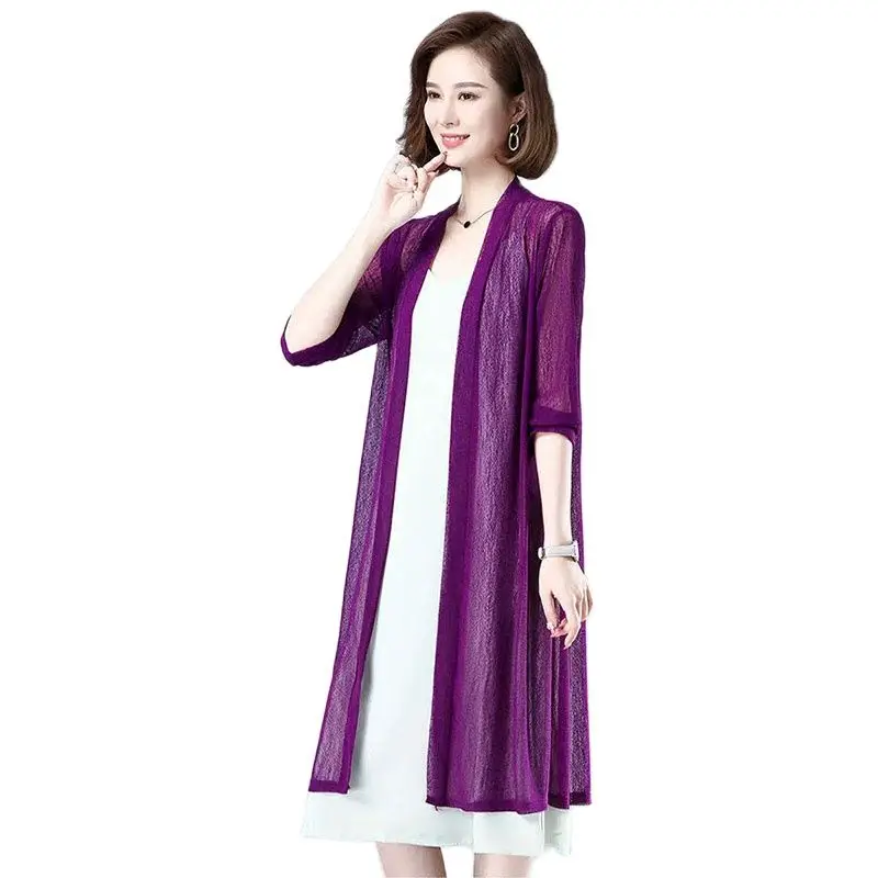 Long Shawl Women's New Thin Coat Fashion Seven Sleeves Sunscreen Large Size Cardigan Online Celebrity Air Conditioning Shirt5XL
Long Shawl Women's New Thin Coat Fashion Seven Sleeves Sunscreen Large Size Cardigan Online Celebrity Air Conditioning Shirt5XL
