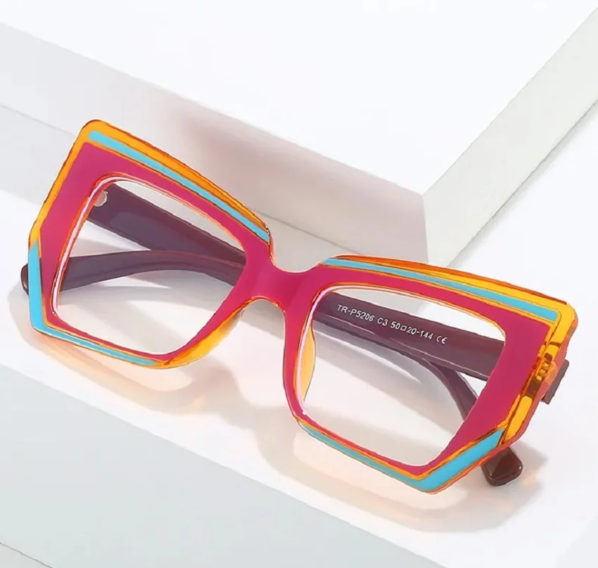 Vintage Women Polygon Cat Eye Anti Blue Light Blocking Glasses Luxury Designer Colorful Eyeglasses for Ladies TR90 Optical Frame
Vintage Women Polygon Cat Eye Anti Blue Light Blocking Glasses Luxury Designer Colorful Eyeglasses for Ladies TR90 Optical Frame