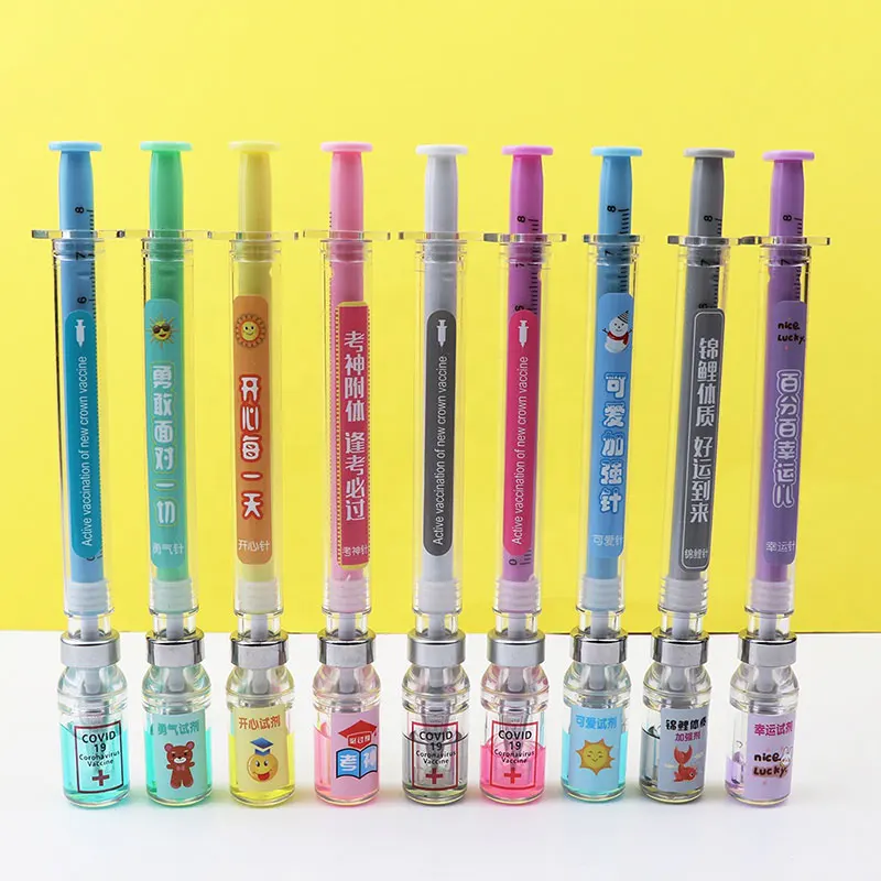 18Pcs Black Ink Syringe Gel Pens 0.5mm Gel Ink Pen Signature Pens for Children Kids School Office Supplies
18Pcs Black Ink Syringe Gel Pens 0.5mm Gel Ink Pen Signature Pens for Children Kids School Office Supplies