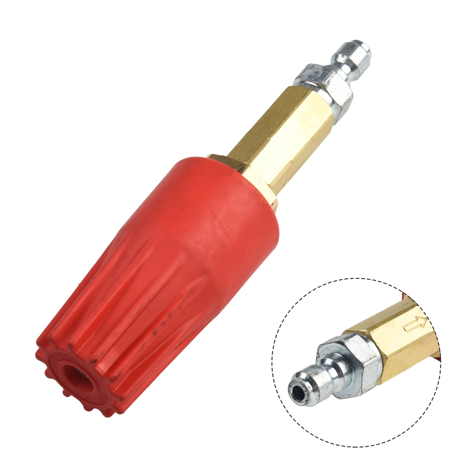 High Pressure Washer Rotating Nozzle Turbo Nozzle Spray Tip 5100 PSI Efficient Cleaning Long lasting Performance
High Pressure Washer Rotating Nozzle Turbo Nozzle Spray Tip 5100 PSI Efficient Cleaning Long lasting Performance