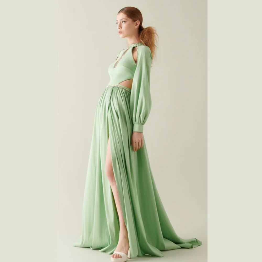 Exquisite Jersey Pleat Sequined A-line High Collar Long Dresses Quinceanera Dresses Retro High Quality Sizes Available Sexy
Exquisite Jersey Pleat Sequined A-line High Collar Long Dresses Quinceanera Dresses Retro High Quality Sizes Available Sexy