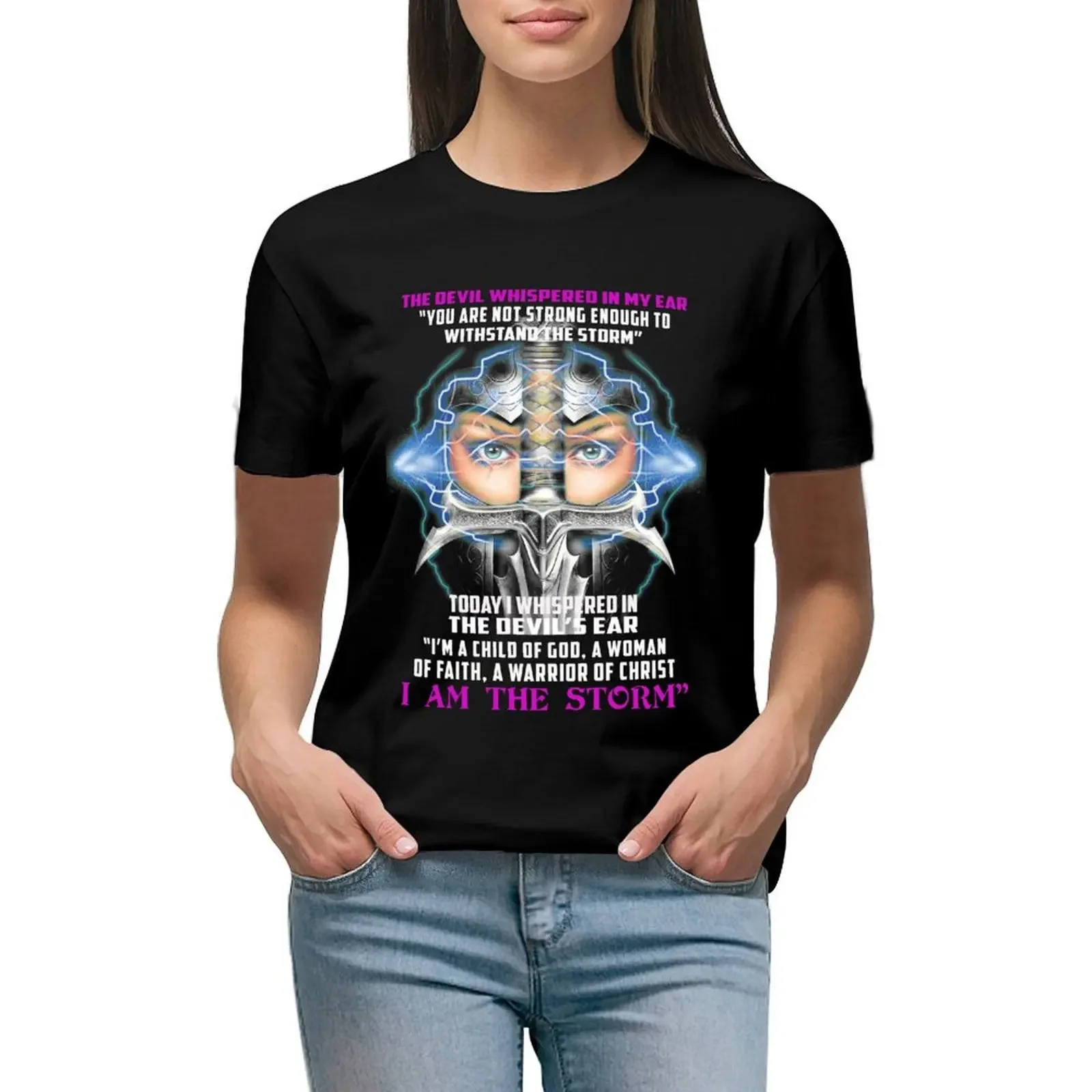 I Am A Child Of God A Woman Of Faith - The Devil Whispered T-shirt aesthetic clothes t-shirt dress for Women plus size sexy
I Am A Child Of God A Woman Of Faith - The Devil Whispered T-shirt aesthetic clothes t-shirt dress for Women plus size sexy
