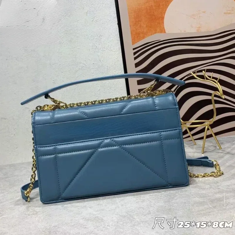 

2023 New Luxury Designer Handbag Top Quality Women's Shoulder Bag Latest Style Chain Handbag Diagonal Straddle Bag Lady