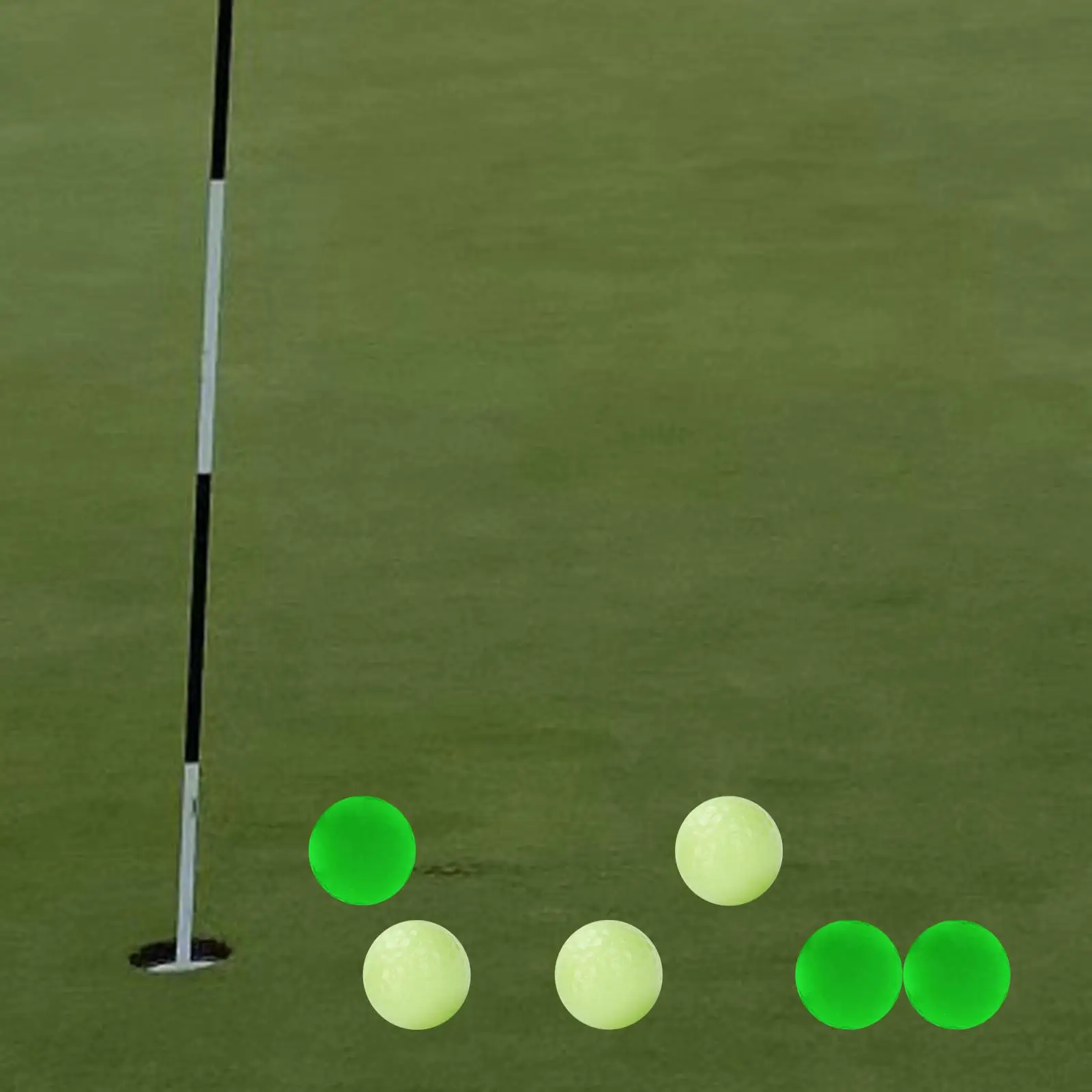 6 Pieces Luminous Night Golf Ball Glowing in The Dark Luminous Balls for Training Hitting Practice Golf Accessories
6 Pieces Luminous Night Golf Ball Glowing in The Dark Luminous Balls for Training Hitting Practice Golf Accessories