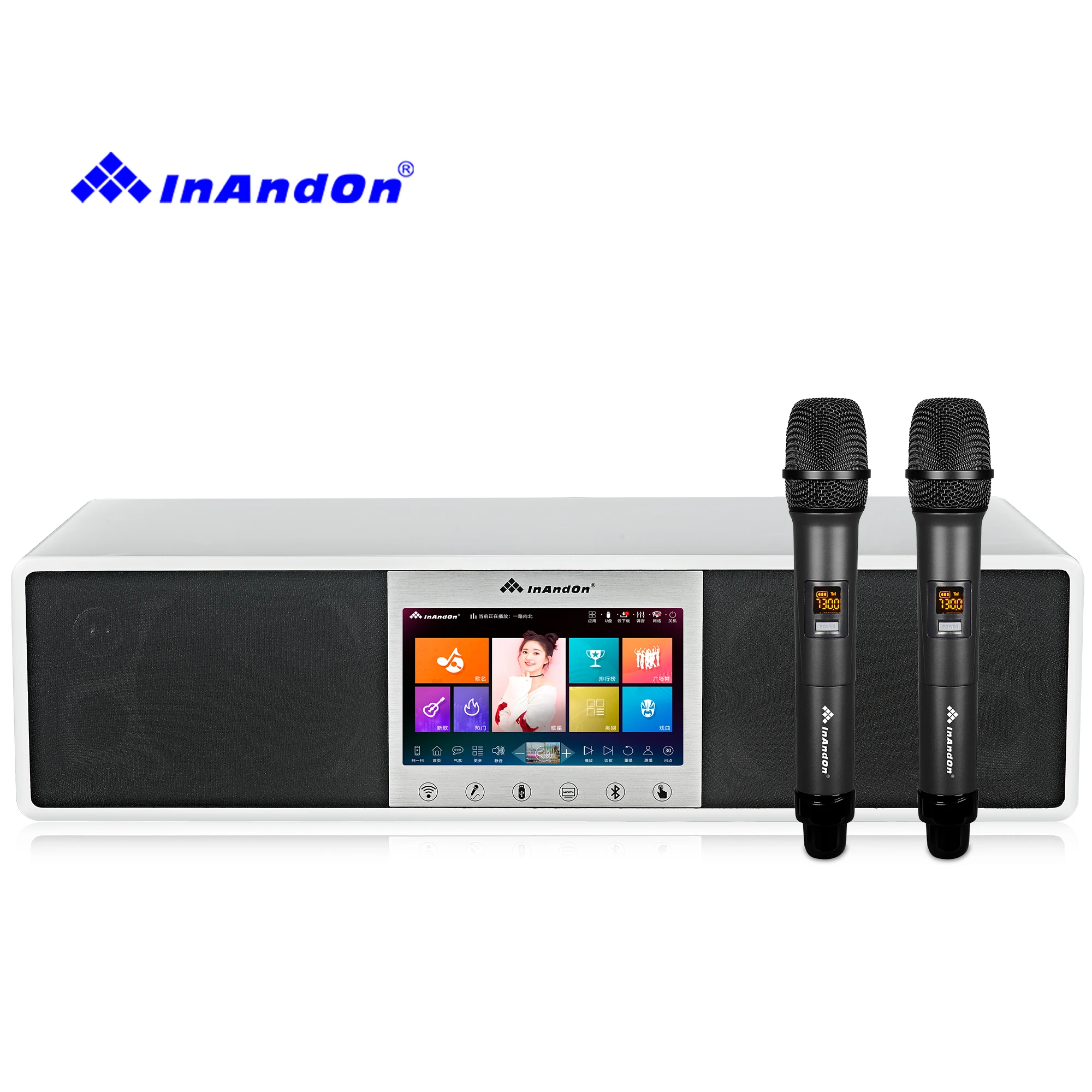 InAndOn Ture ALL IN ONE System New Design Karaoke Player Sondbar Karaoke System Portable 6IN1 Karaoke Machine
InAndOn Ture ALL IN ONE System New Design Karaoke Player Sondbar Karaoke System Portable 6IN1 Karaoke Machine
