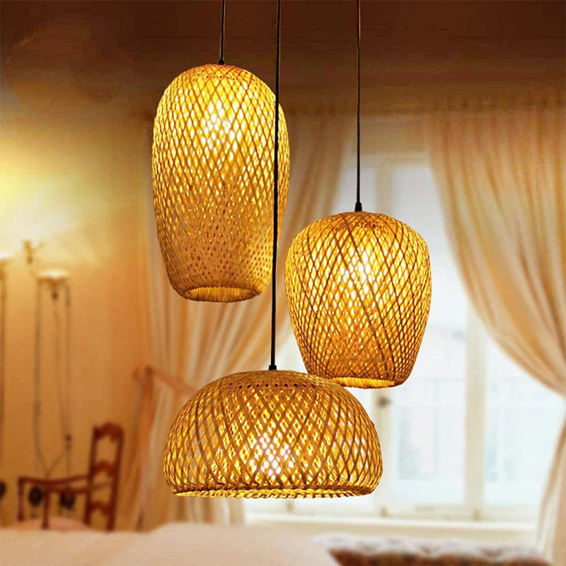 Bamboo Pendant Lamp Hand Knitted hanging light Chinese Style Weaving Hanging Lamp Garden Restaurant Home Decor Lighting Fixtures
Bamboo Pendant Lamp Hand Knitted hanging light Chinese Style Weaving Hanging Lamp Garden Restaurant Home Decor Lighting Fixtures