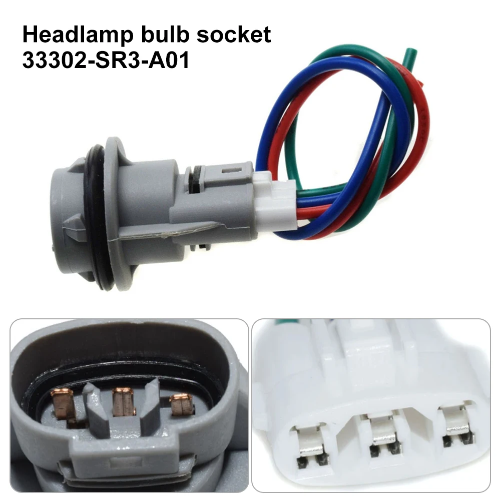 Front Turn Signal Light Socket Connector Harness Socket Adapter Kit for Honda Accord Civic CRV ACURA 3 Pin 33302-SR3-A01
Front Turn Signal Light Socket Connector Harness Socket Adapter Kit for Honda Accord Civic CRV ACURA 3 Pin 33302-SR3-A01