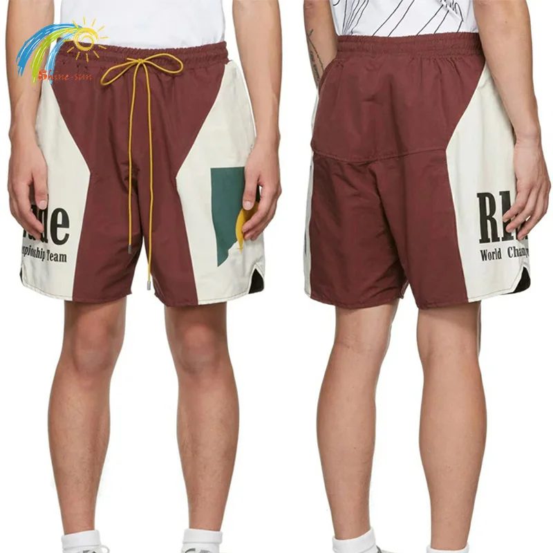 Red Color Matching Sunset Print Rhude Shorts Men Women Fashion Casual Inside Mesh Moonlight Rhude Drawstring Breeches Splicing
Red Color Matching Sunset Print Rhude Shorts Men Women Fashion Casual Inside Mesh Moonlight Rhude Drawstring Breeches Splicing