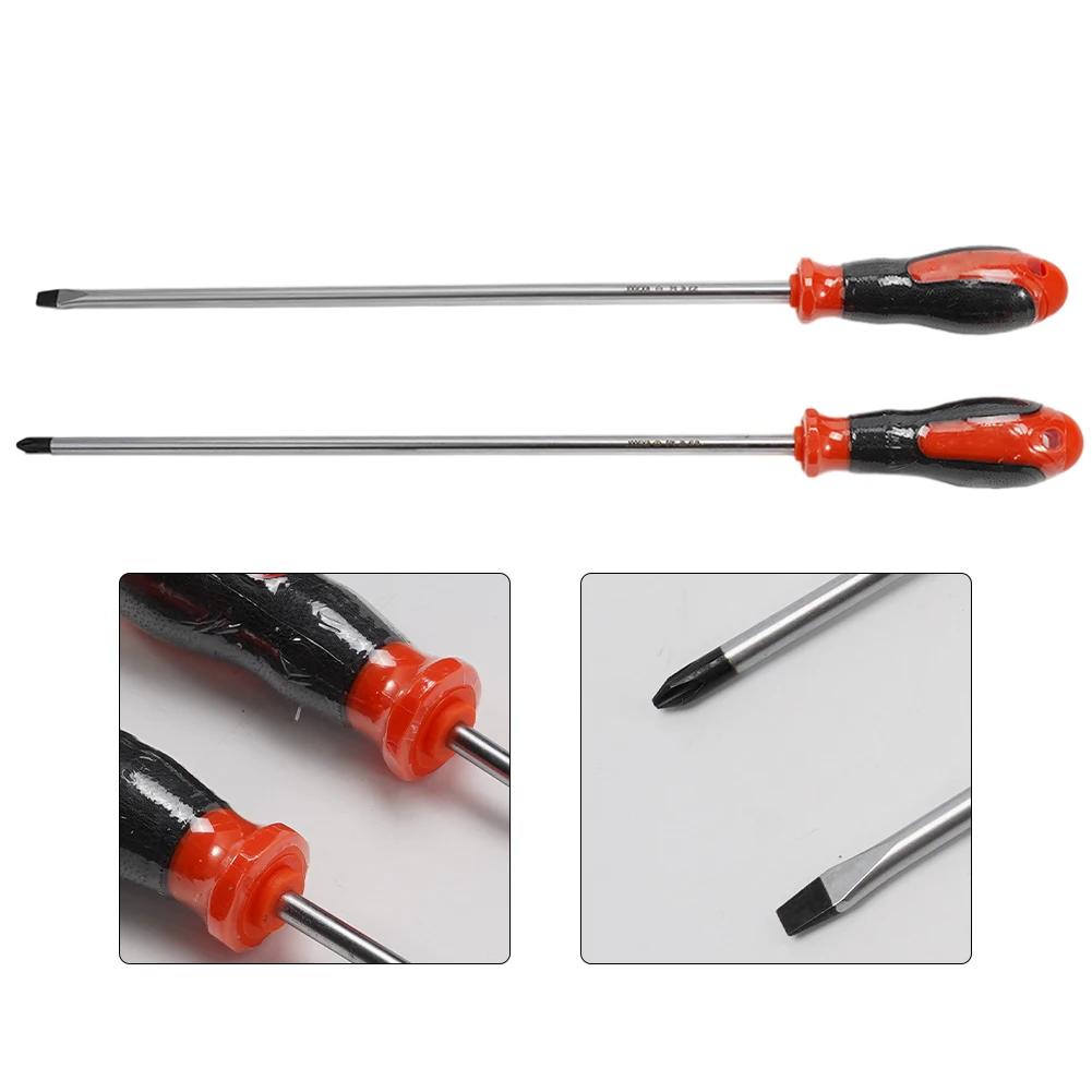 1PC/2PCS Extended Screwdriver Long Slotted Cross Screwdriver With Rubber Handle Multipurpose Magnetic Electric Screwdriver
1PC/2PCS Extended Screwdriver Long Slotted Cross Screwdriver With Rubber Handle Multipurpose Magnetic Electric Screwdriver