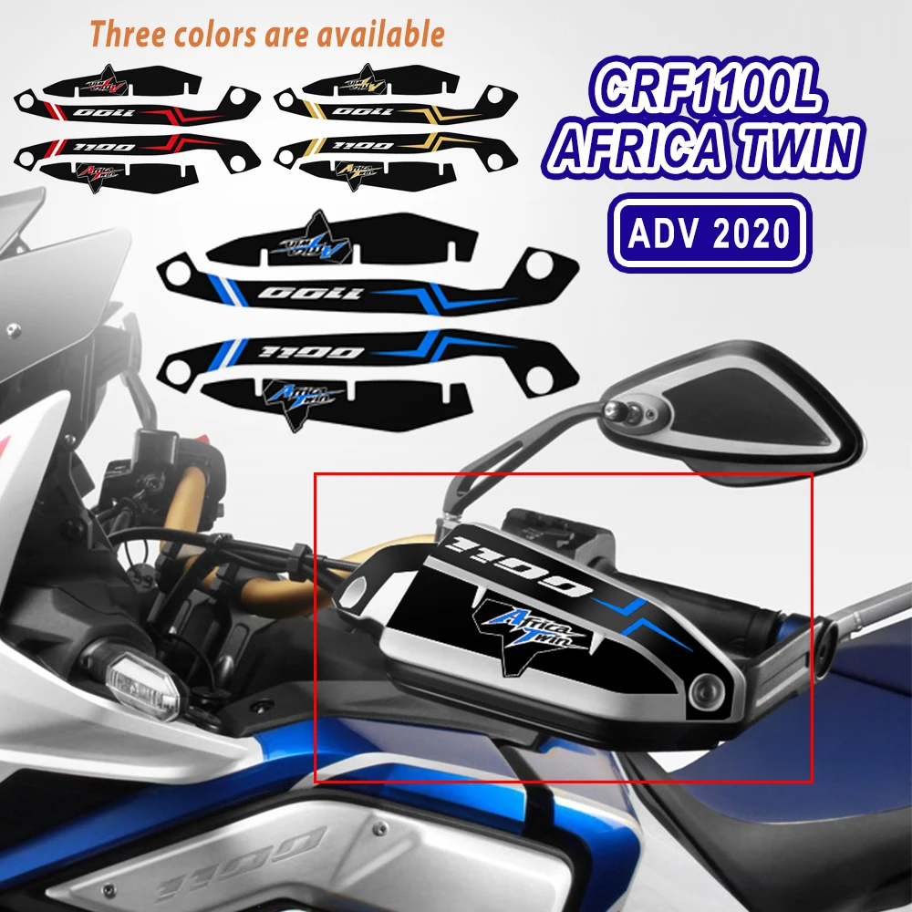 

For Honda CRF1100L Motorcycle Handguard Decals Africa Twin Adventure CRF 1100L ADV 2020 Original Protection Stickers Applique