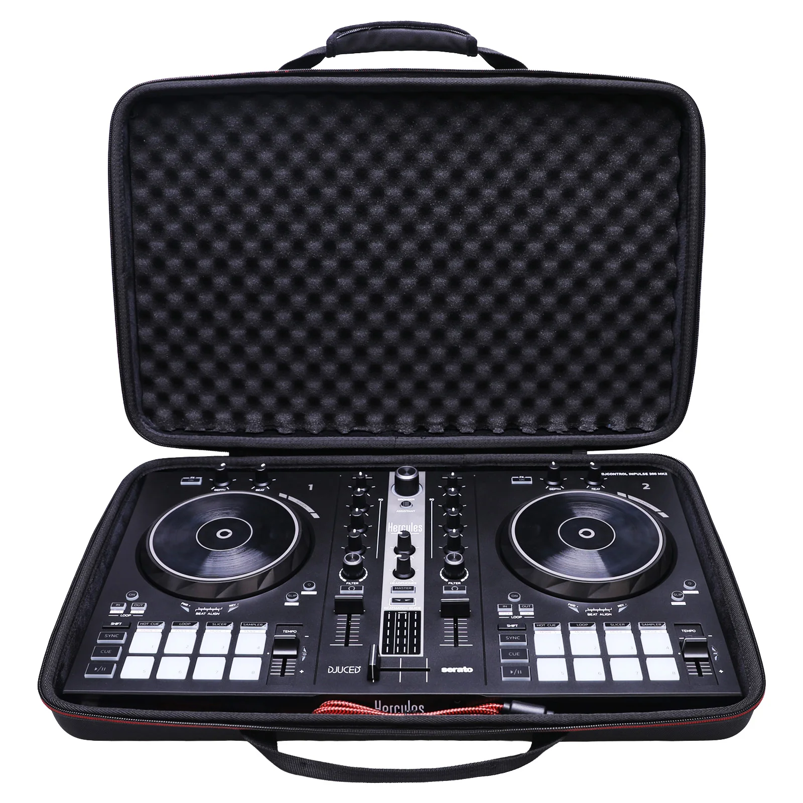 

EVA Hard Case for Hercules DJControl Inpulse 300 MK2 DJ controller Protective Carrying Storage Bag(only bag)