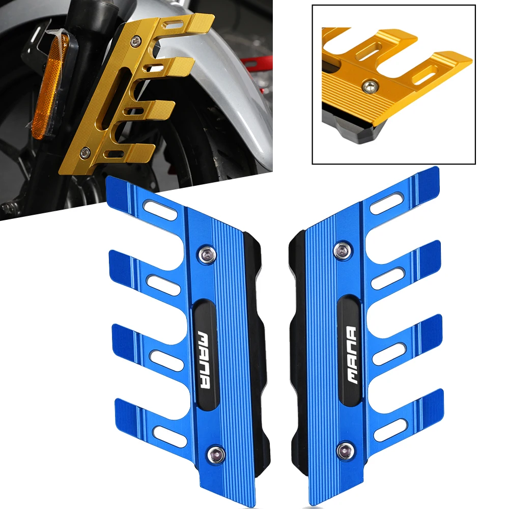 Motorcycle Aluminum Mudguard side protection block front fender side anti-fall slider Accessories For Aprilia MANA850 MANA 850
Motorcycle Aluminum Mudguard side protection block front fender side anti-fall slider Accessories For Aprilia MANA850 MANA 850