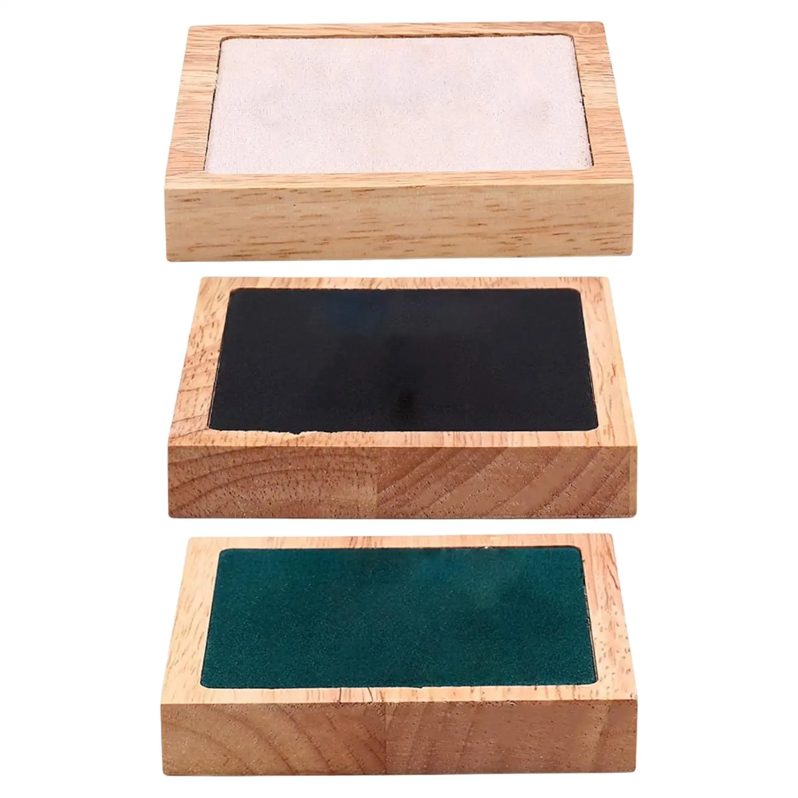 Wooden Velvet Jewelry Tray Multi-Functional Bracelet Tray Presentation Stand Square for Bracelet Earring Necklace Countertop
Wooden Velvet Jewelry Tray Multi-Functional Bracelet Tray Presentation Stand Square for Bracelet Earring Necklace Countertop