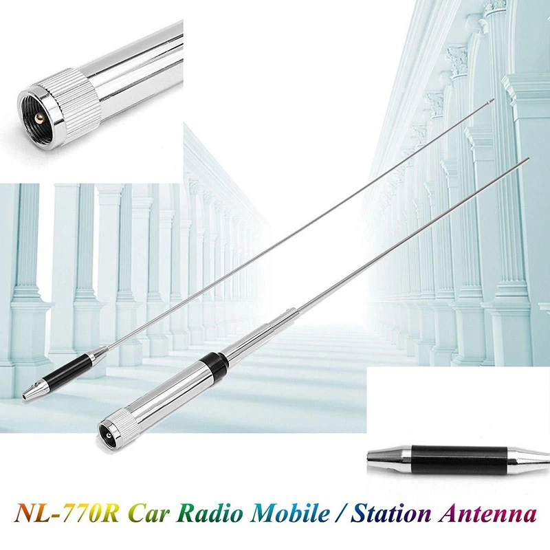 Ham Antenna Radio Metal M-Type Vertical 16mm NL-770R Accessories High Replacement Connector 144/430MHz Dual-Band
Ham Antenna Radio Metal M-Type Vertical 16mm NL-770R Accessories High Replacement Connector 144/430MHz Dual-Band