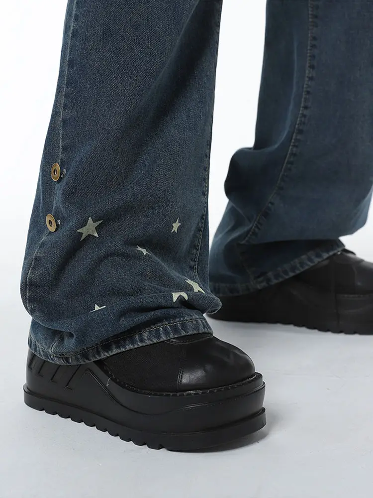 Vintage Star Print Straight Jeans Women Autumn High Waist Wide Leg Pants High Street Y2k Harajuku Denim Trousers Streetwear
Vintage Star Print Straight Jeans Women Autumn High Waist Wide Leg Pants High Street Y2k Harajuku Denim Trousers Streetwear