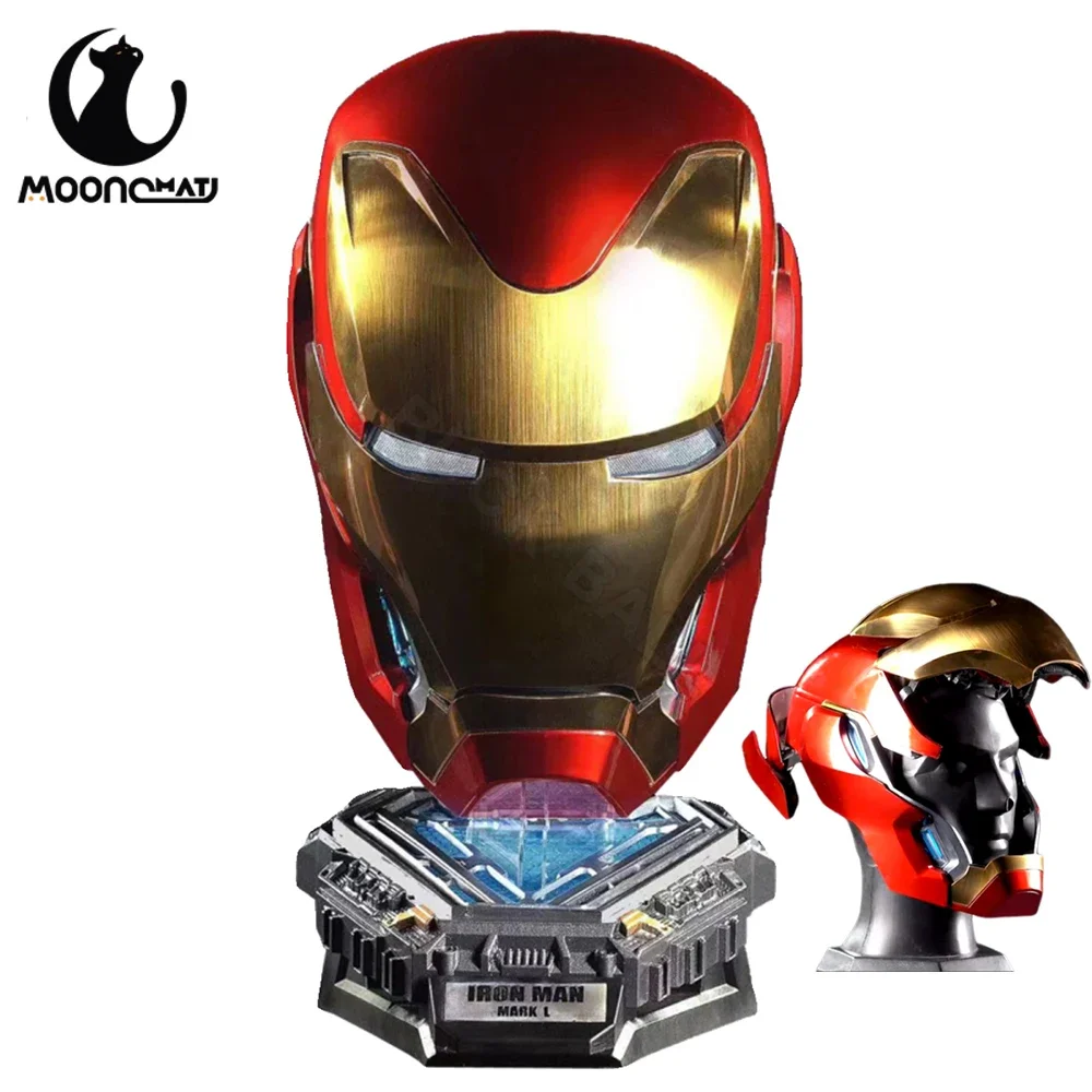 

1:1 New MK50 Iron Man Helmet Voice Control Avengers War Machine MK5 Ironman Mask Cosplay With Led Light Electronic Close Gifts