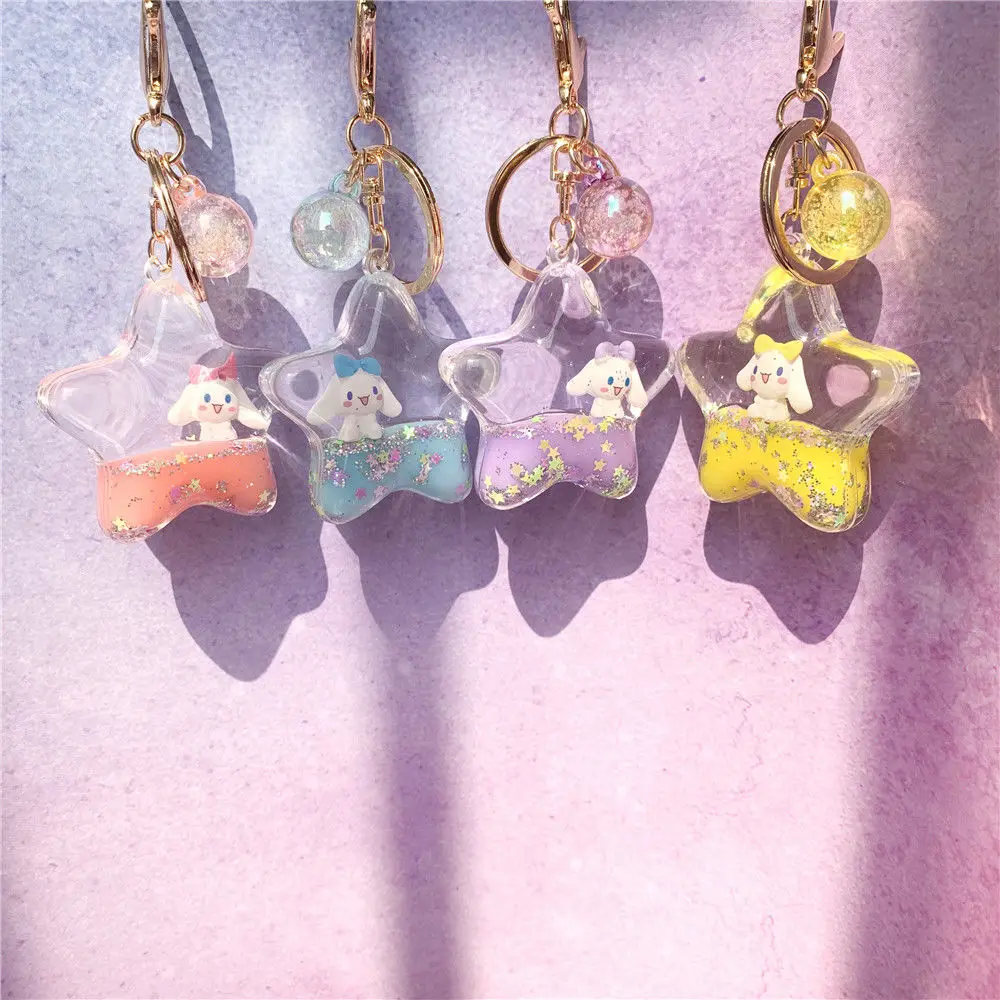 Kawaii Bag Pendant Sanrio Anime Cinnamoroll Cute Cartoon Character Girly Heart Acrylic Keychain Children Gift Toy for Girls
Kawaii Bag Pendant Sanrio Anime Cinnamoroll Cute Cartoon Character Girly Heart Acrylic Keychain Children Gift Toy for Girls