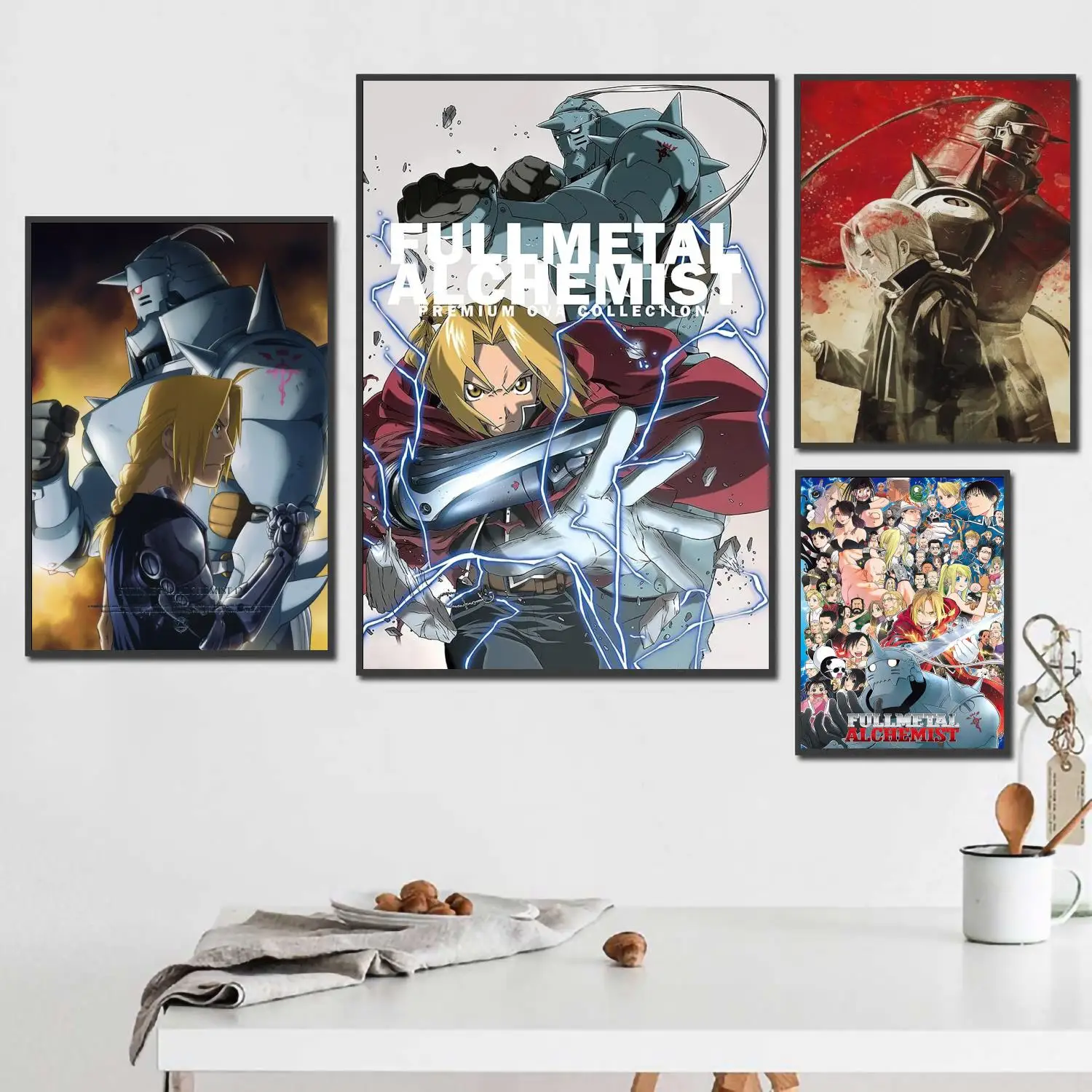 

Fullmetal Alchemist Anime cartoon 24x36 Decorative Canvas Posters Room Bar Cafe Decor Gift Print Art Wall Paintings
