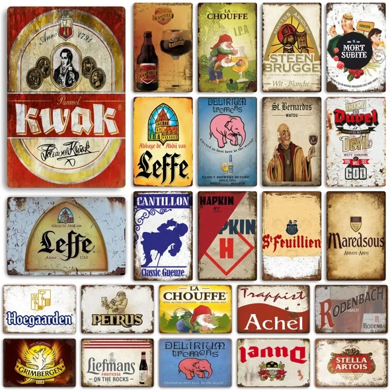 Belgium Beer Vintage Fun Poster Metal Tin Sign Bar Club Man Cave Home Wall Decoration
Belgium Beer Vintage Fun Poster Metal Tin Sign Bar Club Man Cave Home Wall Decoration