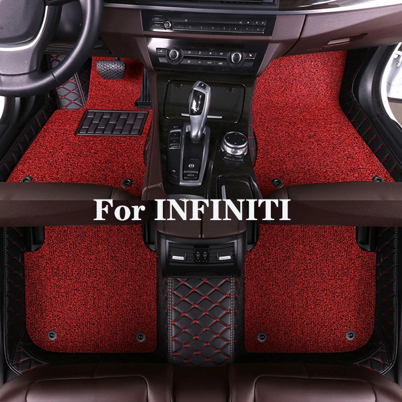 High Quality Customized Double Layer Detachable Diamond Pattern Car Floor Mat For INFINITI ESQ FX FX35 EX EX25 JX JX35 G25 G35
High Quality Customized Double Layer Detachable Diamond Pattern Car Floor Mat For INFINITI ESQ FX FX35 EX EX25 JX JX35 G25 G35