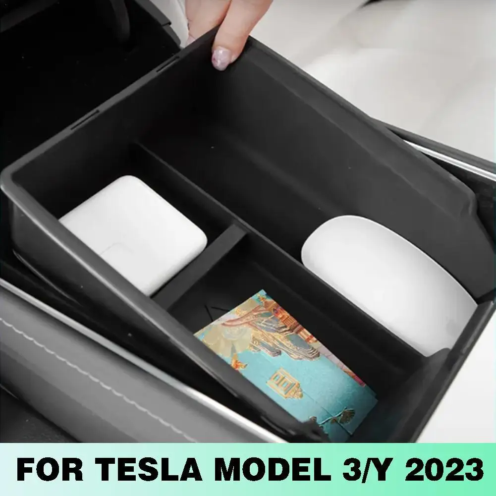 For Tesla Model 3 2023 Model Y Silicone Storage Box Center Armrest Console Double Organizer Case Car Accessories Auto Box
For Tesla Model 3 2023 Model Y Silicone Storage Box Center Armrest Console Double Organizer Case Car Accessories Auto Box