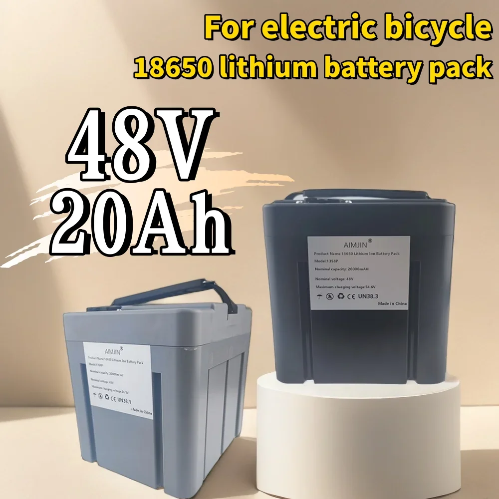 48V 20Ah 18650 lithium battery pack suitable for 250-2000W electric bicycles, large capacity takeaway vehicle battery
48V 20Ah 18650 lithium battery pack suitable for 250-2000W electric bicycles, large capacity takeaway vehicle battery