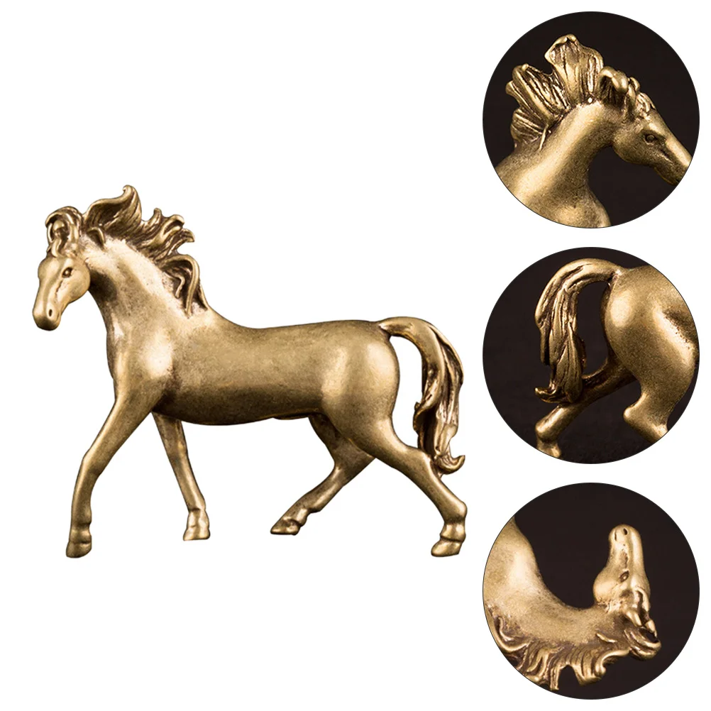 

Brass Horse Statues Brass Horse Figurine Brass Horse Statue Decor Statue Figurines Chinese Zodiac Animals Business Gift