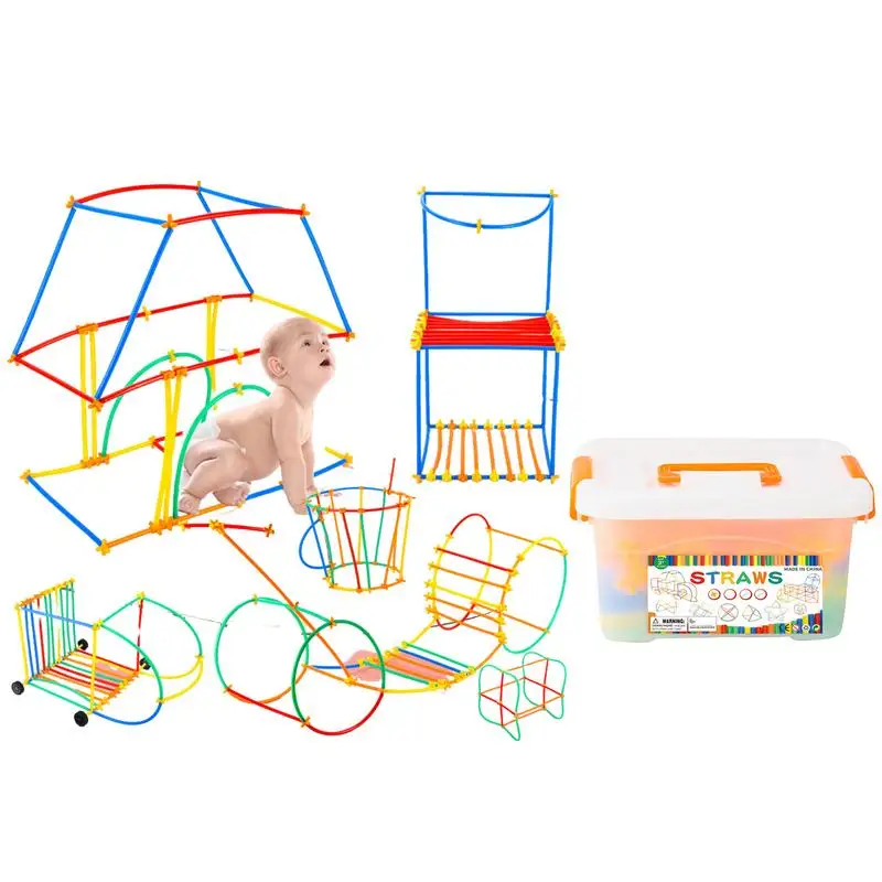 Straw Constructor STEM Building Toys 300/500/800 Pcs-Colorful Interlocking Engineering Toys Fun Educational Safe For Kids
Straw Constructor STEM Building Toys 300/500/800 Pcs-Colorful Interlocking Engineering Toys Fun Educational Safe For Kids