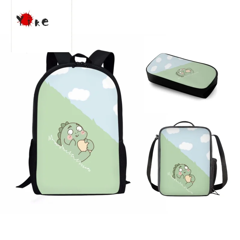 Selling Crazy Cartoon Dinosau Print School Bookbags For Teenage Boys Girls 3pcs Primary Backpack With Mini Messenger Pencil Bags
Selling Crazy Cartoon Dinosau Print School Bookbags For Teenage Boys Girls 3pcs Primary Backpack With Mini Messenger Pencil Bags