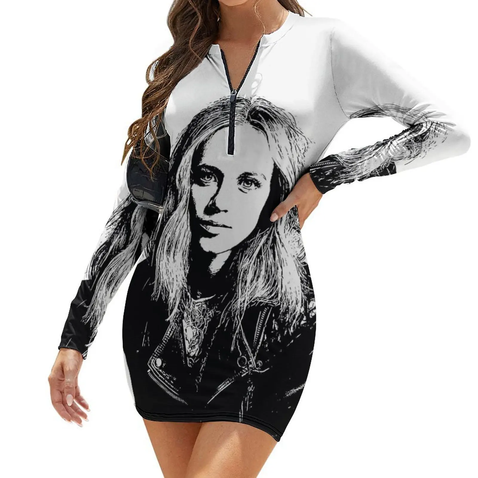 Danielle Savre Long-Sleeve Bodycon Dress long dress women Cocktail of dresses Bride dresses
Danielle Savre Long-Sleeve Bodycon Dress long dress women Cocktail of dresses Bride dresses