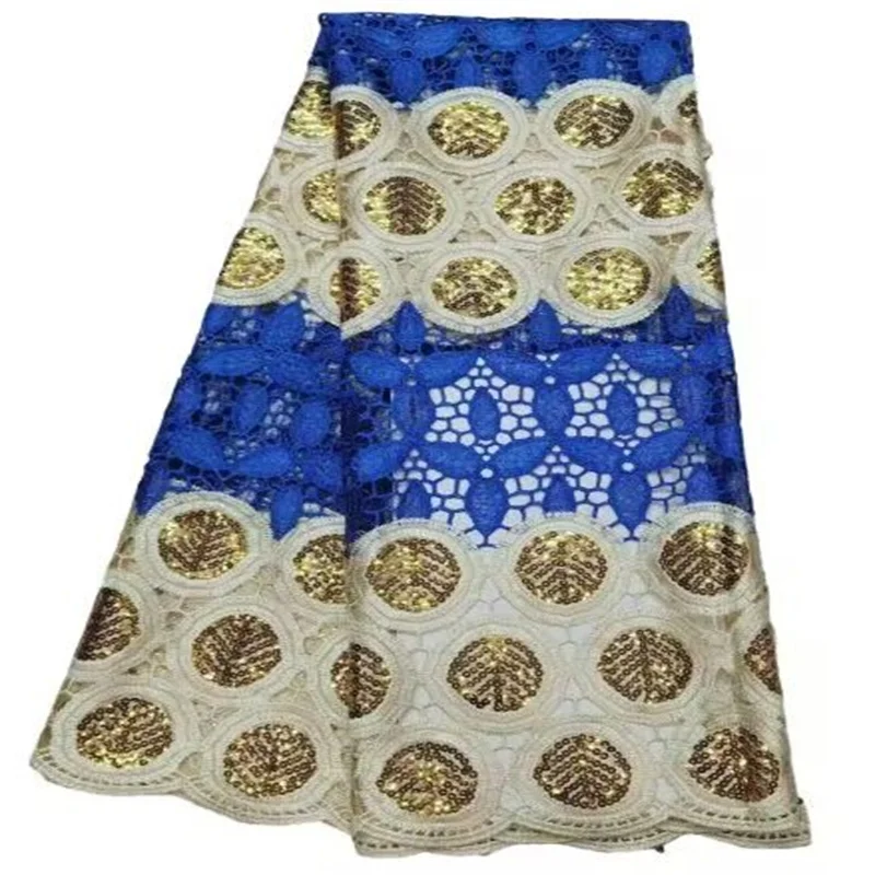 Blue/Gold African Laces Fabric High Quality Guipure Cord Lace Green Nigerian Embroidered Bridal Lace Fabric For Wedding Sewing
Blue/Gold African Laces Fabric High Quality Guipure Cord Lace Green Nigerian Embroidered Bridal Lace Fabric For Wedding Sewing