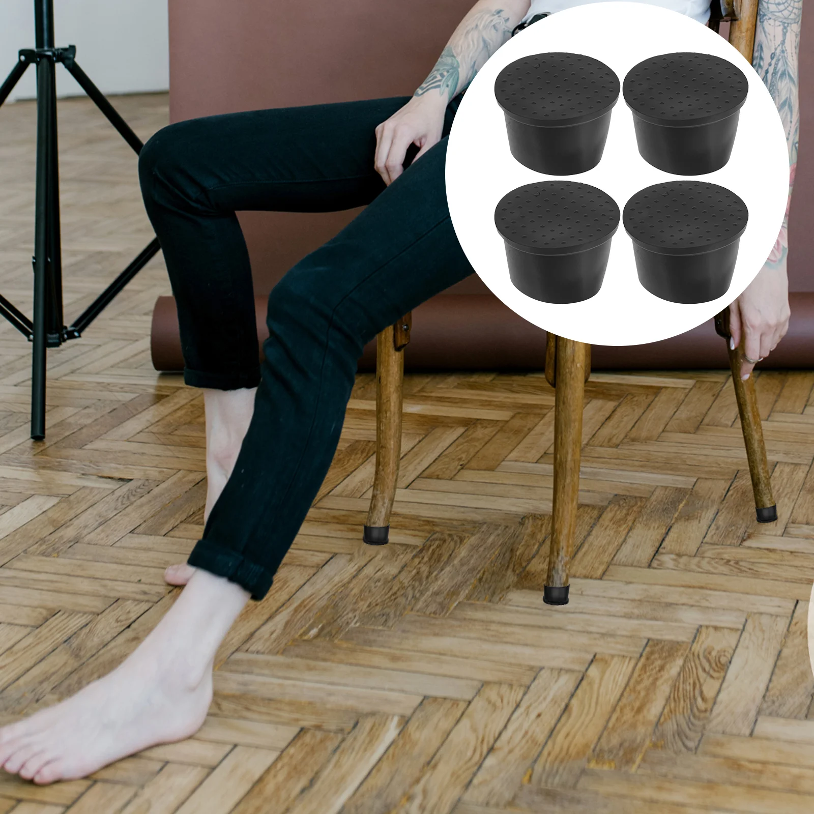 4 Pcs Table Non-slip Floor Mat Anti Wheel Stopper Bed Furniture Pads Rubber Caster Cups for Chair
4 Pcs Table Non-slip Floor Mat Anti Wheel Stopper Bed Furniture Pads Rubber Caster Cups for Chair