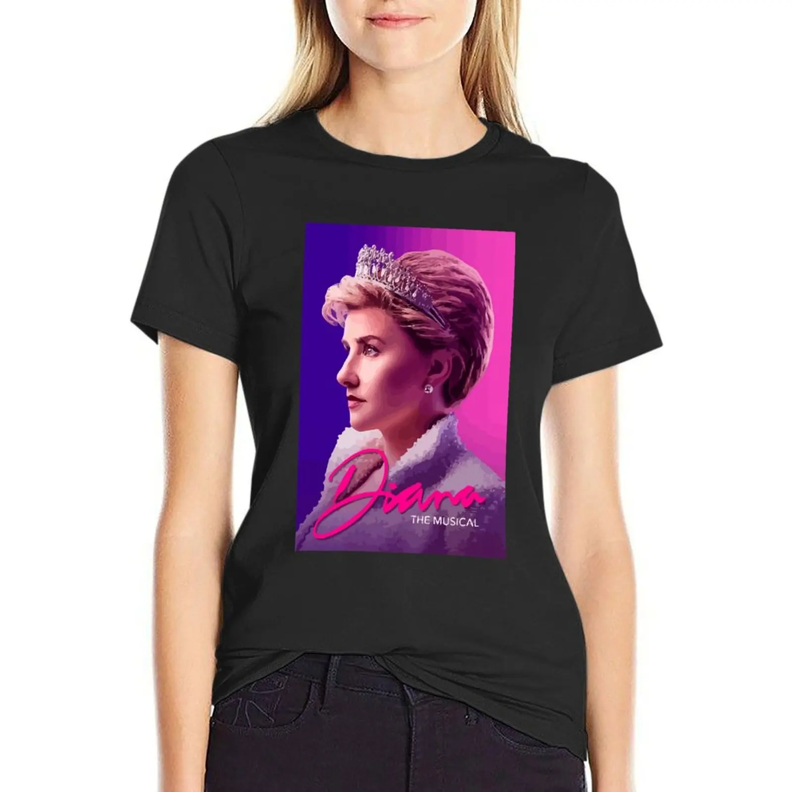 Diana the musical logo classic t shirt T-Shirt shirts graphic tees Short sleeve tee korean fashion tshirts woman
Diana the musical logo classic t shirt T-Shirt shirts graphic tees Short sleeve tee korean fashion tshirts woman