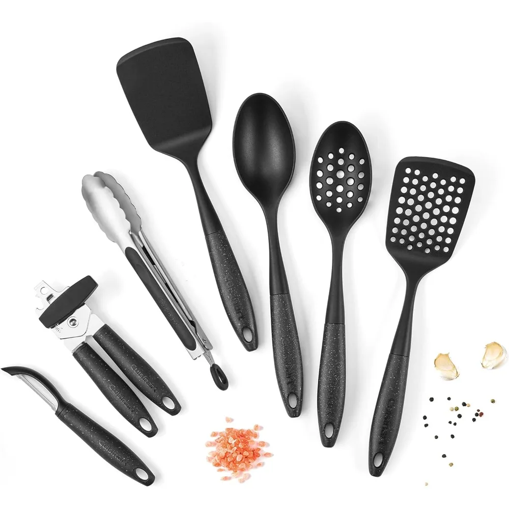 

7Pc Oceanware Tool and Gadget Set For Kitchen Gadgets Black Practical Kitchen Accessories Kichens Items Novel Cookware Tools Bar