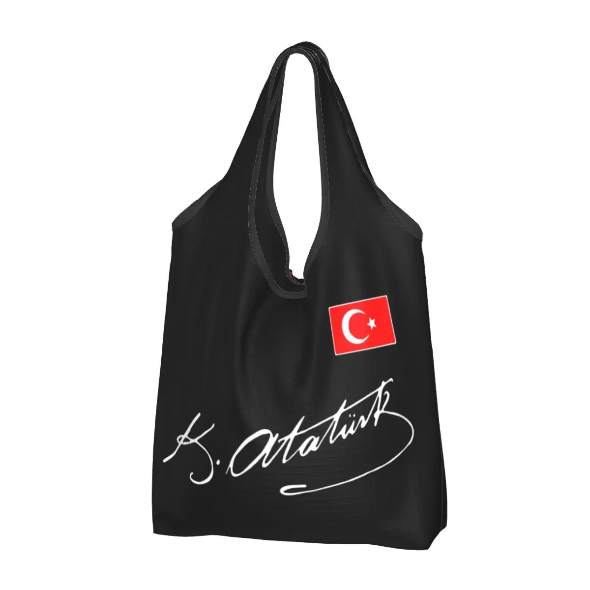Reusable Ataturk With Turkey Flag Shopping Bag for Groceries Foldable Turkish Ataturk Signature Grocery Bags Washable Tote Bags
Reusable Ataturk With Turkey Flag Shopping Bag for Groceries Foldable Turkish Ataturk Signature Grocery Bags Washable Tote Bags
