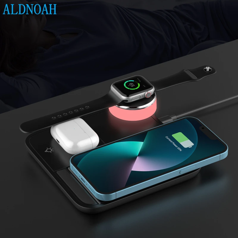 4 in 1 Fast Wireless Charger LED Light Bedside Lamp For iPhone 13 12 11 Pro Max X 8 Apple Watch 7 6 SE 5 4 Airpods 3 Pro Charger
4 in 1 Fast Wireless Charger LED Light Bedside Lamp For iPhone 13 12 11 Pro Max X 8 Apple Watch 7 6 SE 5 4 Airpods 3 Pro Charger