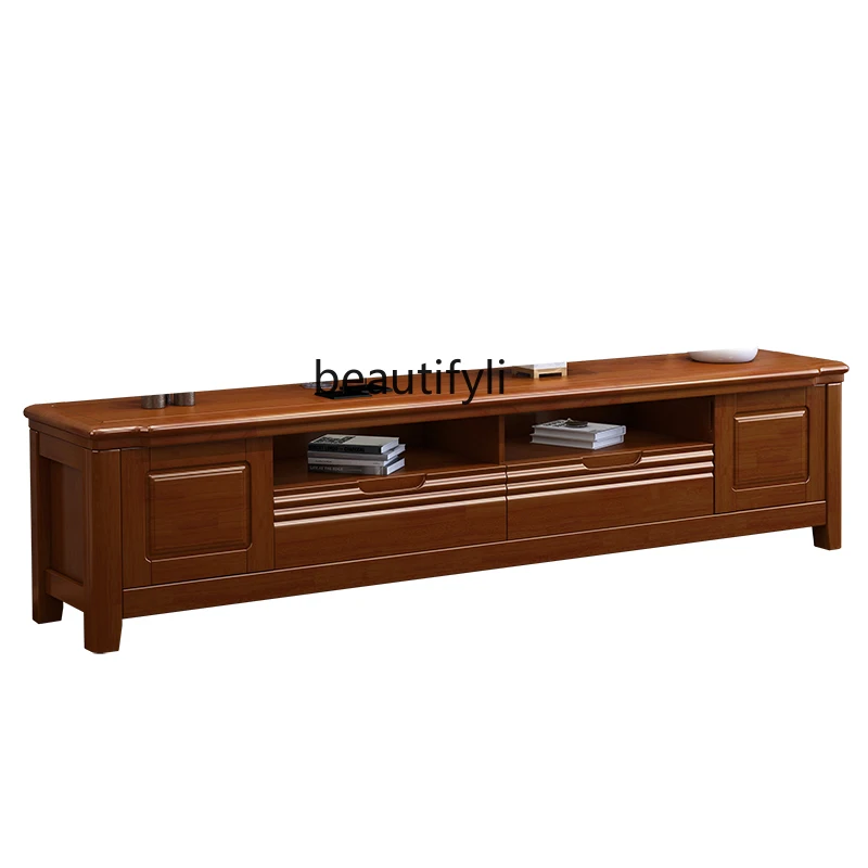 New Chinese Style Solid Wood TV Floor Cabinet Film and Television Cabinet Living Room Combination Multi-Drawer Locker
New Chinese Style Solid Wood TV Floor Cabinet Film and Television Cabinet Living Room Combination Multi-Drawer Locker