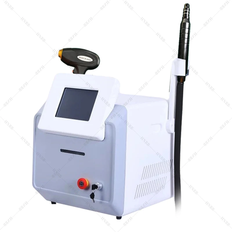 

Factory Price Advanced Technology Portable 808nm Hair Removal Machine ND YAG Laser Tattoo Removal Pigmentation Treatment