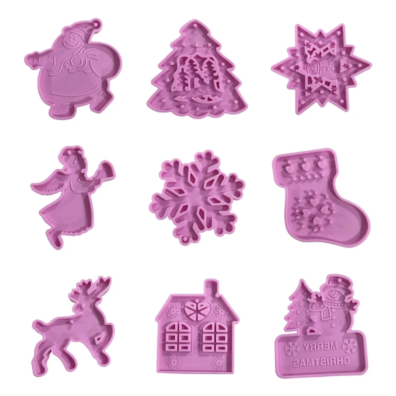 Santa Keychains DIY Epoxy Craft Necklace Keychain Jewelry Mold for Gifts Drop Shipping
Santa Keychains DIY Epoxy Craft Necklace Keychain Jewelry Mold for Gifts Drop Shipping