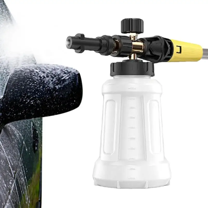 

Pressure Washer Foam Cannon Adjustable Versatile Snow Foam Lance Sprayer Bottle For All Cars Washing Detailing Auto Accessories