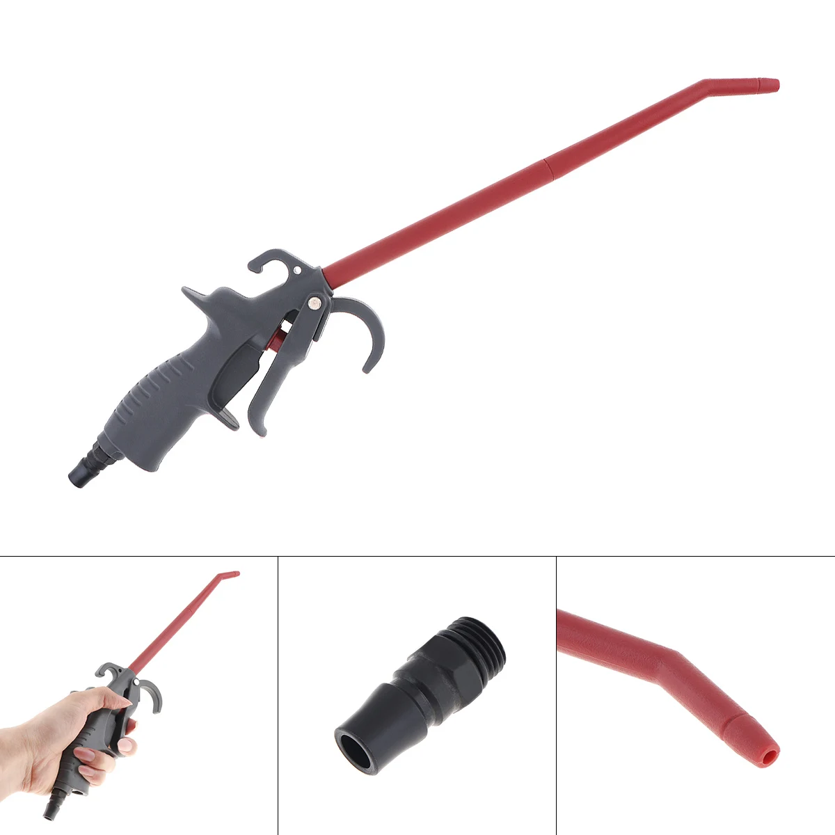 Plastic Steel Long Nozzle Pneumatic Blow Guns Air Duster Dust Gun with Press Type Switch and Quick Connector for Factory
Plastic Steel Long Nozzle Pneumatic Blow Guns Air Duster Dust Gun with Press Type Switch and Quick Connector for Factory