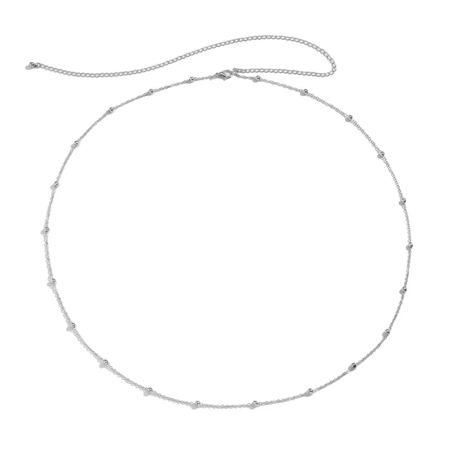 Bijoux de plage sexy pour femmes, nouvelle mode, ventre simple, taille en métal, été 2