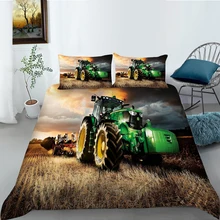 European Pattern Hot Sale Bed Linen Soft Bedding Set 3d Digital Tractor Printing 2/3pcs Duvet Cover Set ES/DE/EU/US Size
European Pattern Hot Sale Bed Linen Soft Bedding Set 3d Digital Tractor Printing 2/3pcs Duvet Cover Set ES/DE/EU/US Size