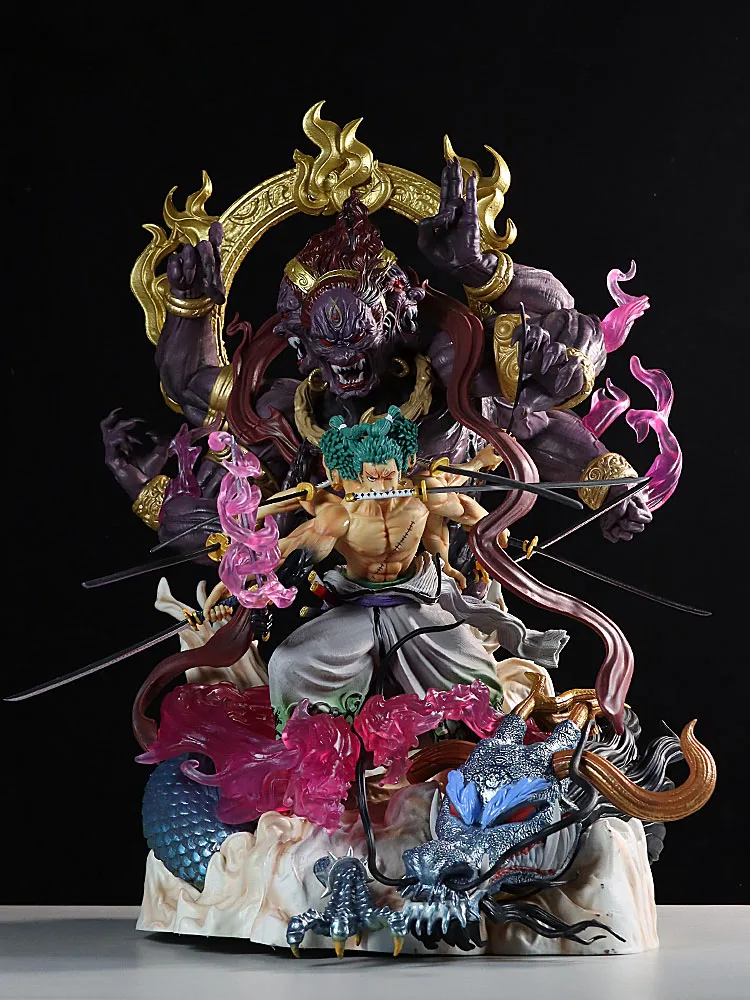 20cm Anime One Piece Roronoa Zoro VS Kaido Battle Form Statue PVC Standing Posture Desk Decoration Action Figure Model Toy
20cm Anime One Piece Roronoa Zoro VS Kaido Battle Form Statue PVC Standing Posture Desk Decoration Action Figure Model Toy