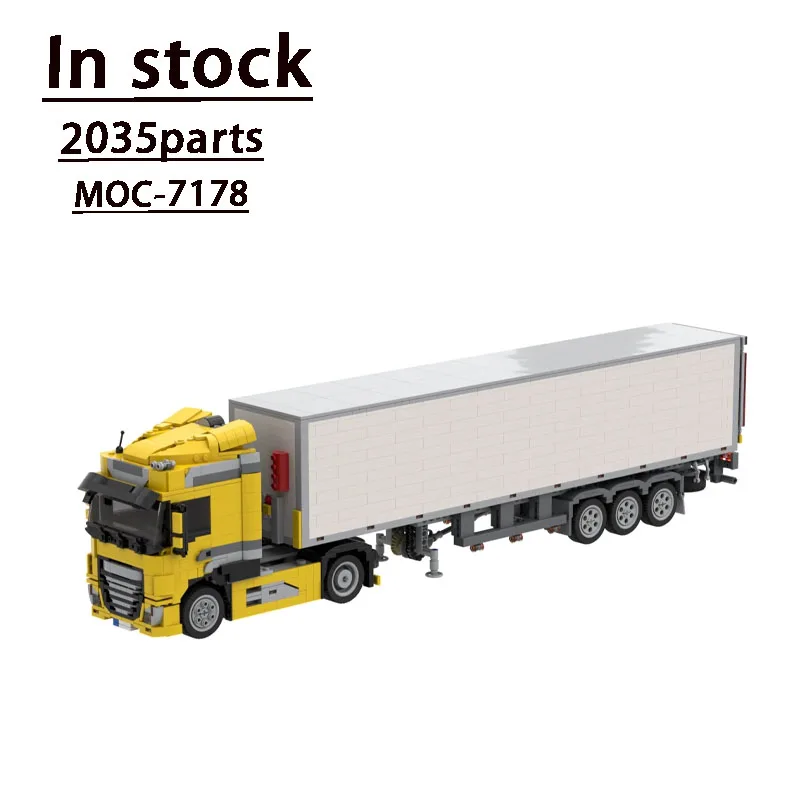 MOC-7178+MOC-7517 Multiple Color Series Heavy Truck and Trailer Model Assembly Building Block Model Kids Birthday Toy Gift
MOC-7178+MOC-7517 Multiple Color Series Heavy Truck and Trailer Model Assembly Building Block Model Kids Birthday Toy Gift