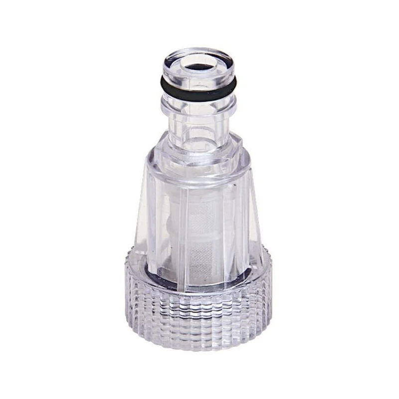 3/4" Thread Faucet Quick Connector Garden Irrigation Pipe Adapter Car Wash Water Pipe Transparent Joint with Filter 
3/4" Thread Faucet Quick Connector Garden Irrigation Pipe Adapter Car Wash Water Pipe Transparent Joint with Filter