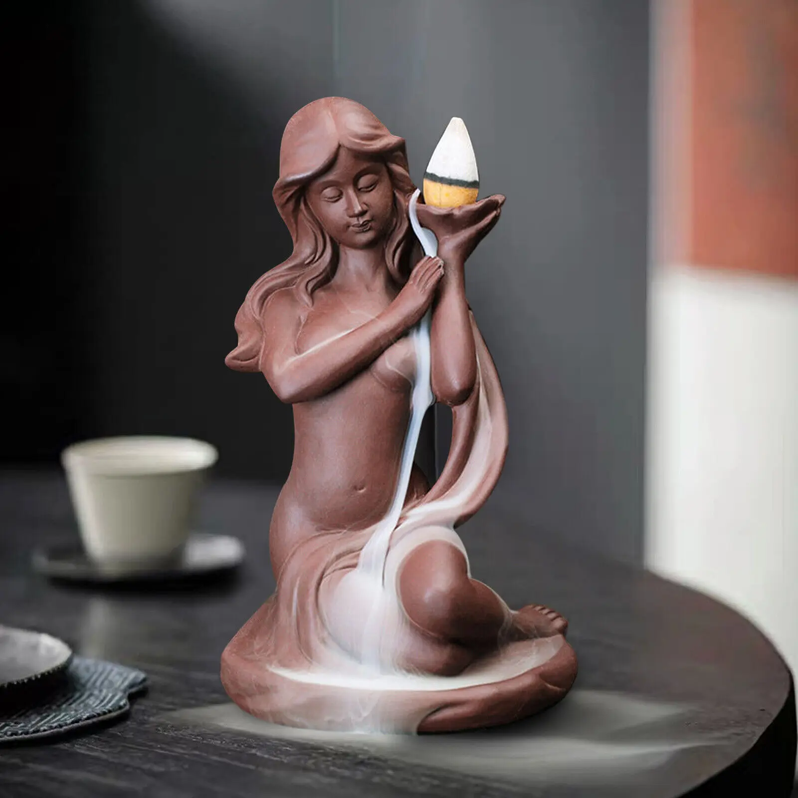 Waterfall Incense Holder Backflow Inscent Cone Burner Ceramic Bathing Girl Decor Ceramic Bathing Girl Cone Incense Burner Back
Waterfall Incense Holder Backflow Inscent Cone Burner Ceramic Bathing Girl Decor Ceramic Bathing Girl Cone Incense Burner Back