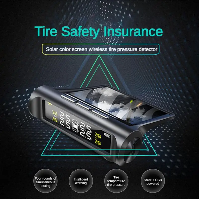 

Wireless Tire Pressure Monitor Signal Is Stable Wate Accurate Tire Pressure Monitoring Wireless Intelligence Solar Energy