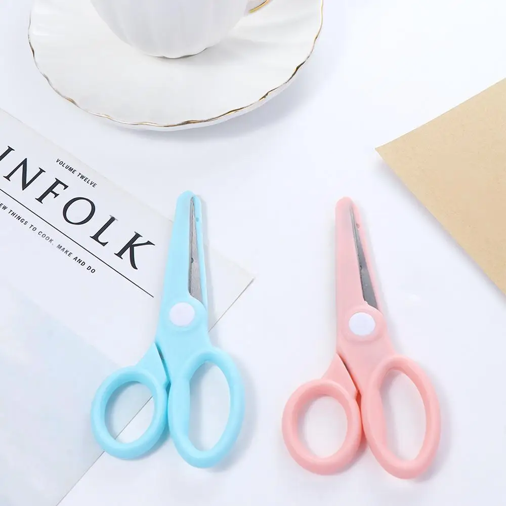School Multifunctional Safety Round Head Handmade Tools Office Scissor Diy Cutting Tools School Supplies Plastic Scissors
School Multifunctional Safety Round Head Handmade Tools Office Scissor Diy Cutting Tools School Supplies Plastic Scissors